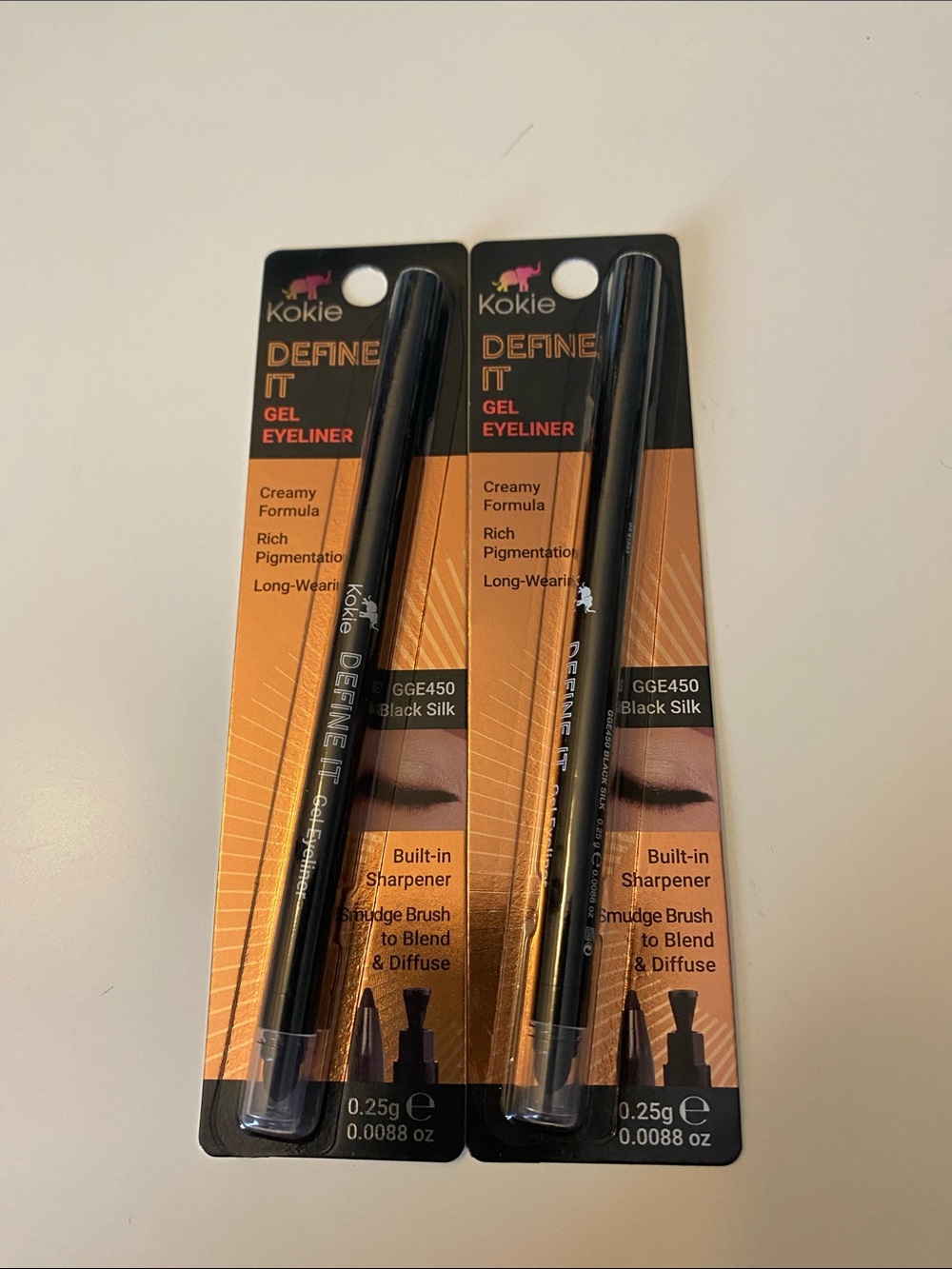 Kokie Define It Gel Eyeliner BLACK SILK Set